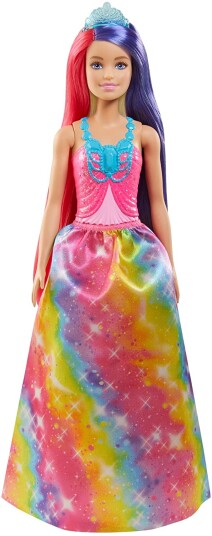 Barbie Dreamtopia Prinsesse Dukke Rosa/blått Hår Barbie Dreamtopia Prinsesse Dukke Rosa/blått Hår