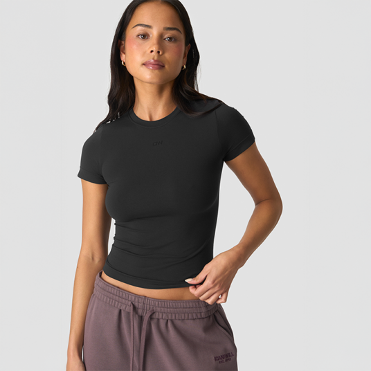 Icaniwill Essence Seamless T skjorte Svart Medium