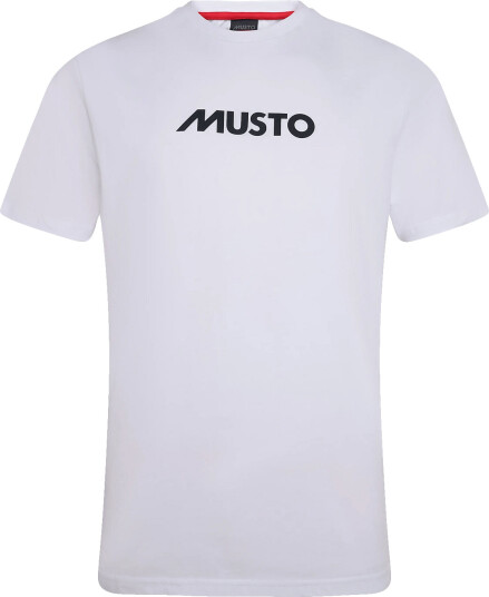 Musto M Classic Ss Tee White S Musto M Classic Ss Tee White S