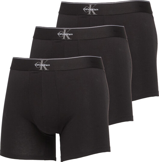 Calvin Klein Boxer Brief 3Pk   Black   M