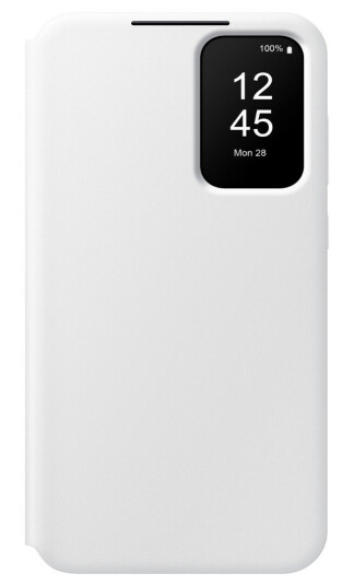 Samsung Galaxy A35 Smart View Wallet Flip-deksel Hvit med Statusvindu