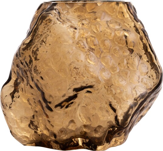Globen Lighting Valerie Munnblåst Telysholder Brun 12 CM Globen Lighting Valerie Munnblåst Telysholder Brun 12 CM