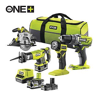 Ryobi handverkersett rck184 252s Ryobi handverkersett rck184 252s