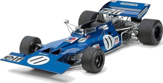 Tamiya 1/12 Tyrrell 003 Modellbil 1971 Monaco GP Vinner med Foto-etrerte Deler