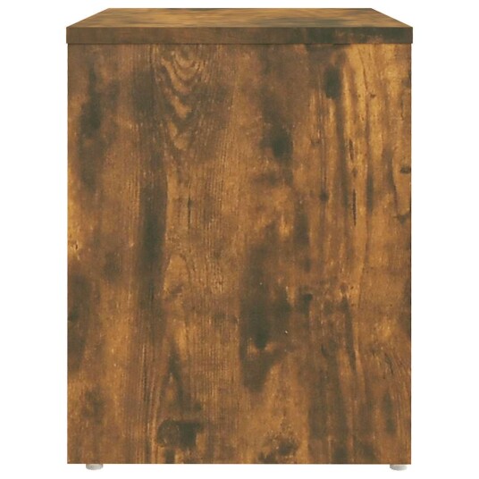 vidaXL Nattbord 2 stk røkt eik 40x30x40 cm konstruert tre