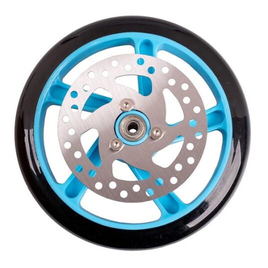 Erstatningshjul m/bremseskive inSPORTline Discola scooter farg