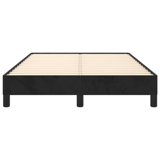 Sengeramme svart 120x190 cm fløyel 8721012458710