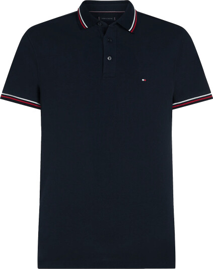 Tommy Hilfiger Tipped Slim Fit Polo Navy M
