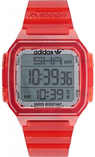 Adidas Herreklokke AOST22051 Street Digital LCD/Gummi Ø48 mm