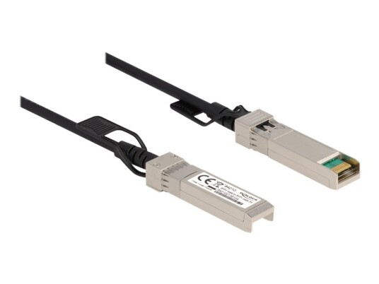 Delock - Direktekoblingskabel - Sfp+ (Hann) Til Sfp+ (Hann) - 3 M - 5 Mm - Toakset - Sff-8431/Sff-8432 - Passiv - Svart Delock - Direktekoblingskabel - Sfp+ (Hann) Til Sfp+ (Hann) - 3 M - 5 Mm - Toakset - Sff-8431/Sff-8432 - Passiv - Svart