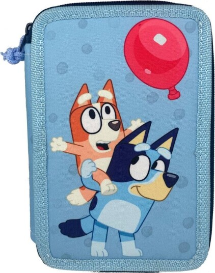 Bluey Dobbelt Pennal Blå