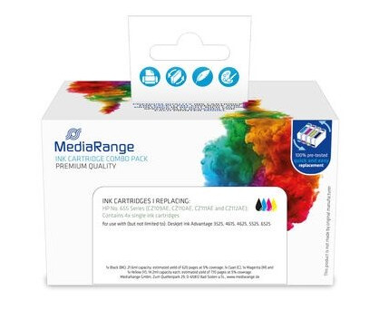 Mediarange Mrhp655 21,6 Ml 14,2 Ml 620 Sider 770 Sider 4 Stykker Multipakke