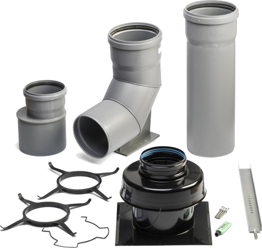 110/160 mm Metalbestos ConneXt kaskadesett BK110 / 4 B