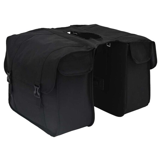 vidaXL Sykkelveske Svart 18.5 x 40 x 35 cm Polyester
