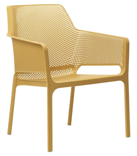 Brafab Net lenestol Sennepgul 70 x 71 cm Gul Brafab Net lenestol Sennepgul 70 x 71 cm Gul