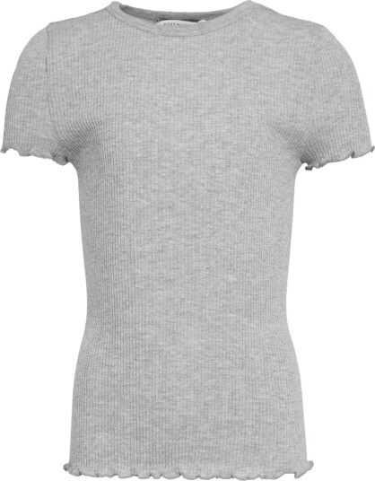 Rosemunde T skjorte   RkBalta   Rib   Modal   Light Grey Melange   Rosemunde   12 år (152)   T skjorte   Grå