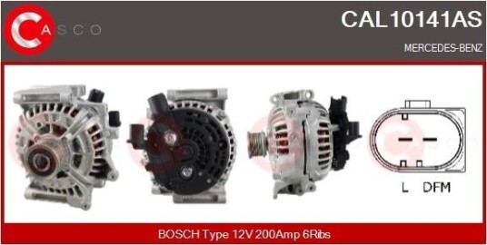 CASCO CAL10141AS Dynamo CASCO CAL10141AS Dynamo