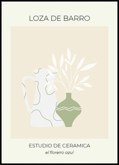 Loza De Barro No. 1 Plakat Plakat / 21x30cm