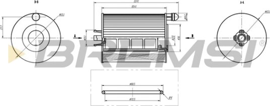 Oljefilter BREMSI FL2352 Oljefilter BREMSI FL2352