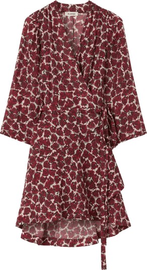 RODEBJER Rodebjer Milia Airy Prt   Burgundy   XS