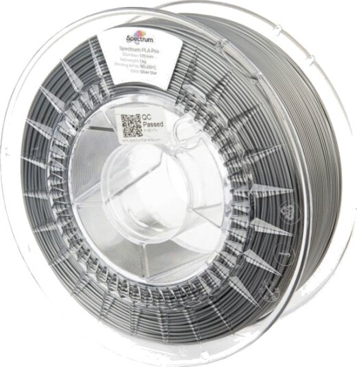 Spectrum PLA Pro Filament 1.75 mm 1000 g Silver Star 80105 Spectrum PLA Pro Filament 1.75 mm 1000 g Silver Star 80105