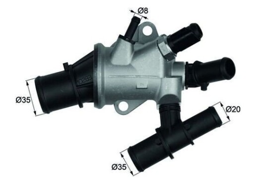 Termostat MAHLE ORIGINAL TI 170 88