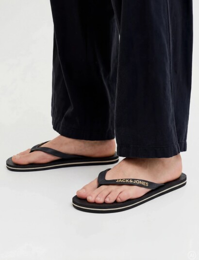 Jack & Jones Jfwbasic Flip Flop Ln Black 42 43 Jack & Jones Jfwbasic Flip Flop Ln Black 42 43