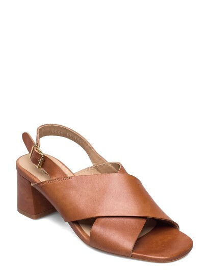 ANGULUS Sandals Block Heels Brown 37