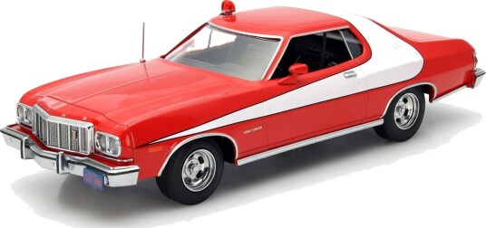 Greenlight Starsky & Hutch Ford Gran Torino 1976 Modellbil 1:18 Greenlight Starsky & Hutch Ford Gran Torino 1976 Modellbil 1:18