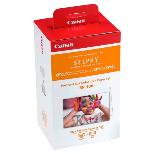 Canon RP-108 Fotopapir + BlÃ¦kkpatron (100x148mm) 108pk