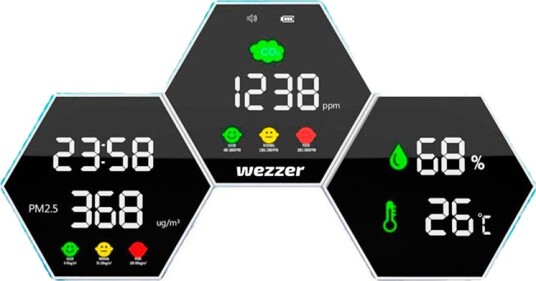 Levenhuk Wezzer Air PRO DM50 Luftkvalitetsmåler Levenhuk Wezzer Air PRO DM50 Luftkvalitetsmåler