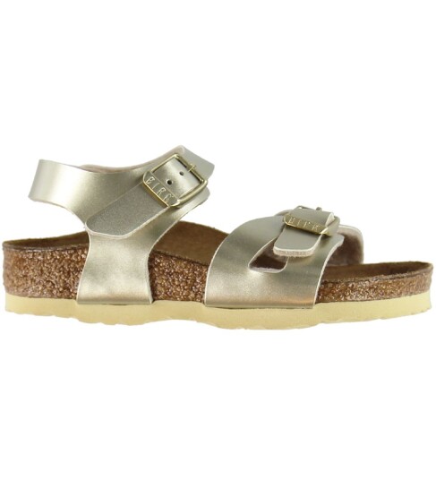 Birkenstock Sandaler Rio Metallic Gold 28 Sandals