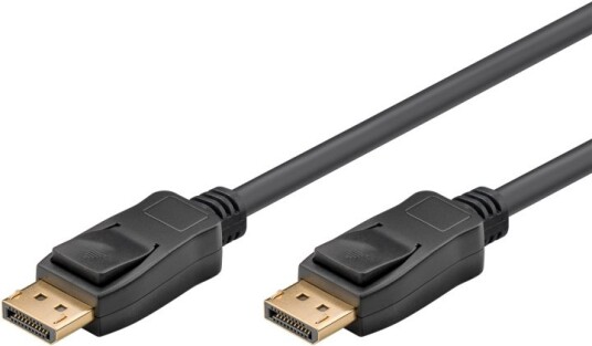 Goobay DisplayPort™-tilkoblingskabel 1.4 Displayport™-plugg > Displayport™-plugg 8K @ 60 Hz 1 m