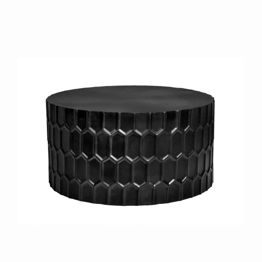 Homefactory Salongbord aluminium dark bronze Ø77,5cm h39,5cm 151024