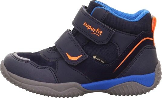 Storm GTX Vanntette Mid Sneakers Blå/Oransje 35