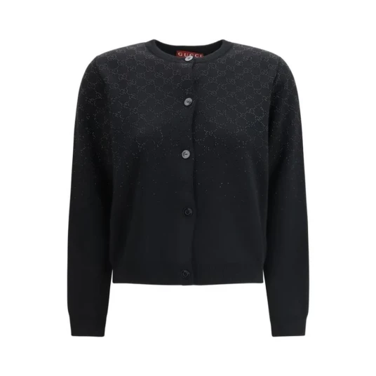 Gucci Dame Strikkevarer Svart S, Gucci Dame Strikkevarer Svart S,