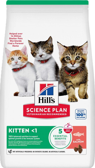 Hill's Science Plan Feline Kitten Tørrfôr med Laks 1,5 kg - Kattemat Hill's Science Plan Feline Kitten Tørrfôr med Laks 1,5 kg - Kattemat