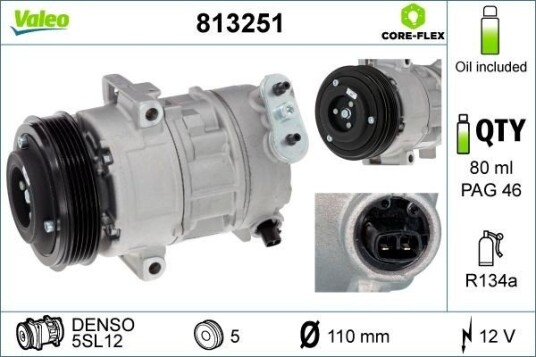 AC kompressor VALEO 813251
