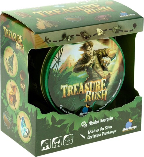 Treasure Rush Brettspill Engelsk 6+ År 2-4 Spillere