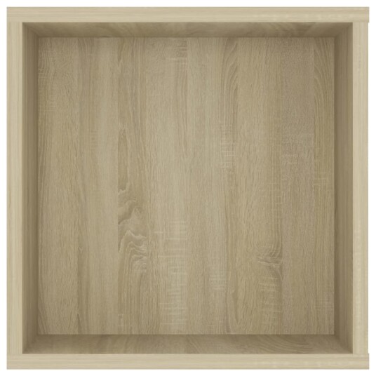 vidaXL Vegghengt TV-benk sonoma eik 102x35x35 cm sponplate
