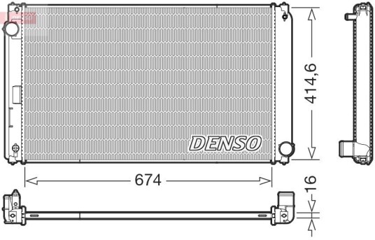 Radiator DENSO DRM50149 Radiator DENSO DRM50149
