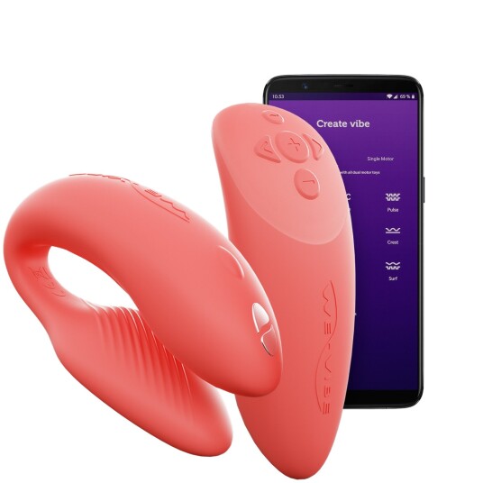 We-Vibe App- og Fjernstyrt Parvibrator     - Korall