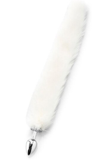 Zenn Deluxe Fluffy Fox Plug White Zenn Deluxe Fluffy Fox Plug White