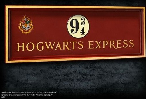 Pan Vision Hogwarts 9 3/4 Skilt
