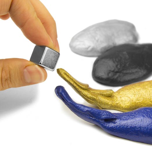 Magnetisk Slim Som Tiltrekkes Av Magneter Magnetic Putty