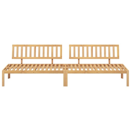  Hagesofa paller 2 stk heltre akasie 365852