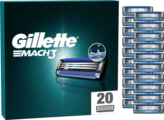 Gillette Mach3 Barberblader   20 stk