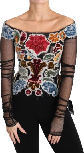 Dolce & Gabbana Dame Bluser & Skjorter Flerfarget S