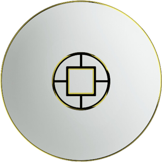 Villeroy & Boch MetroChic suppetallerken 20 cm diameter 5 cm dyp hvit / svart / gull.