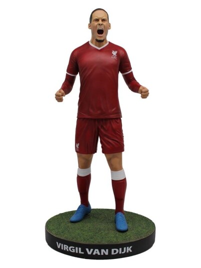 Footballs Finest - VIRGIL VAN DIJK - OFFICIAL LIVERPOOL FC - FOOTBALL'S FINEST 60CM RESIN STATUE - Figur Footballs Finest - VIRGIL VAN DIJK - OFFICIAL LIVERPOOL FC - FOOTBALL'S FINEST 60CM RESIN STATUE - Figur